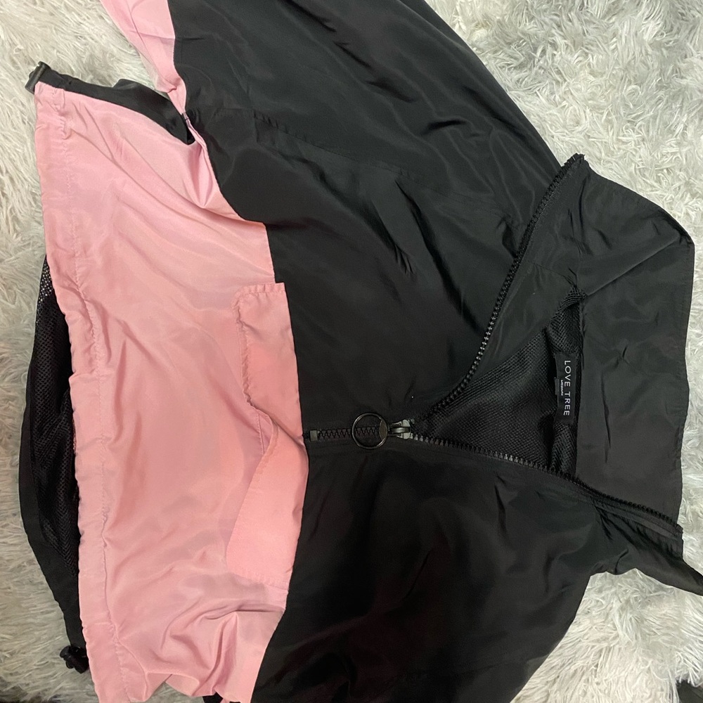 windbreaker cropped long sleeve